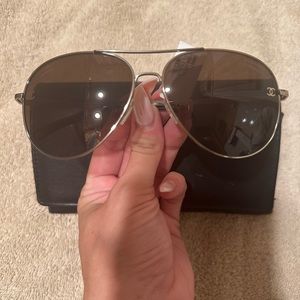 Chanel aviator sunglasses